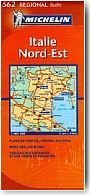 Carte Michelin Italie Nord-Est. 1/400 000