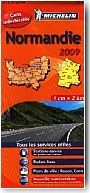 Carte Michelin Normandie