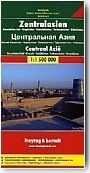 Carte Freytag et Berndt Asie Centrale : Kazakhstan du Sud, Kirghizistan, Turkm�nistan, Tajikistan, Ouzb�kistan. 1/1 500 000