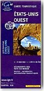 Carte IGN �tats-Unis Ouest. 1/2 000 000