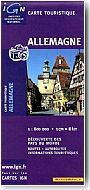 Carte IGN Allemagne. 1/800 000